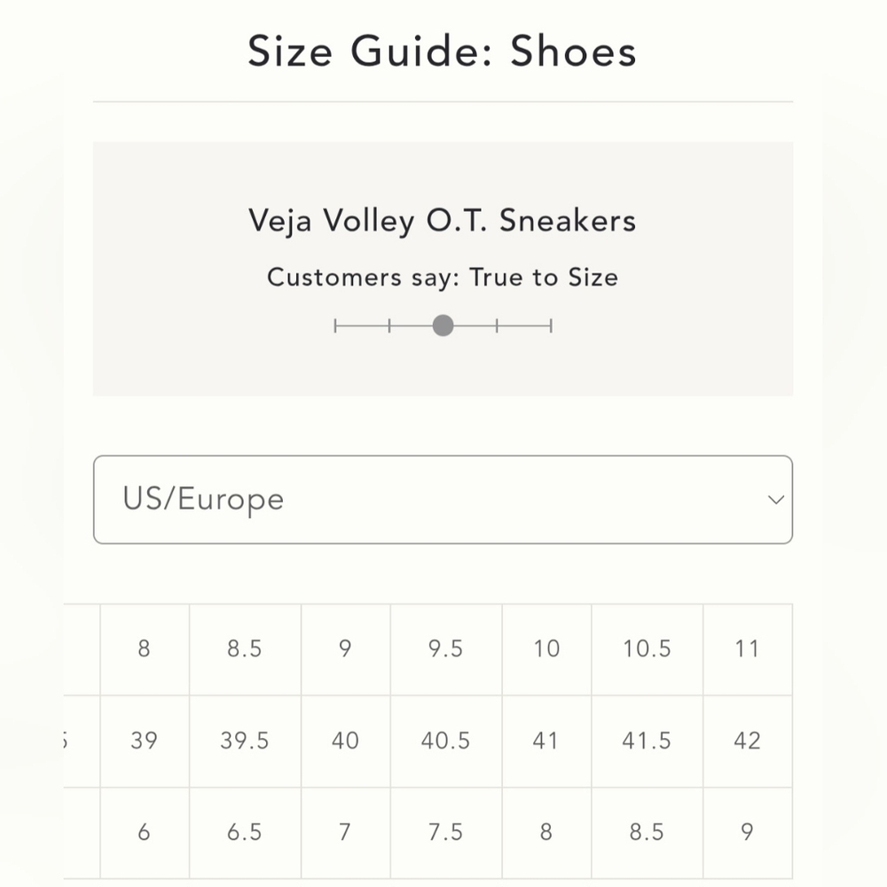 Veja Volley O.T. Sneakers, Size 5.5 US, Color: Leather White Tent Bark, $155.00 - Picture 5 of 16